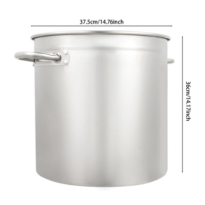 35L Stainless Steel Stock, Cooking Pot