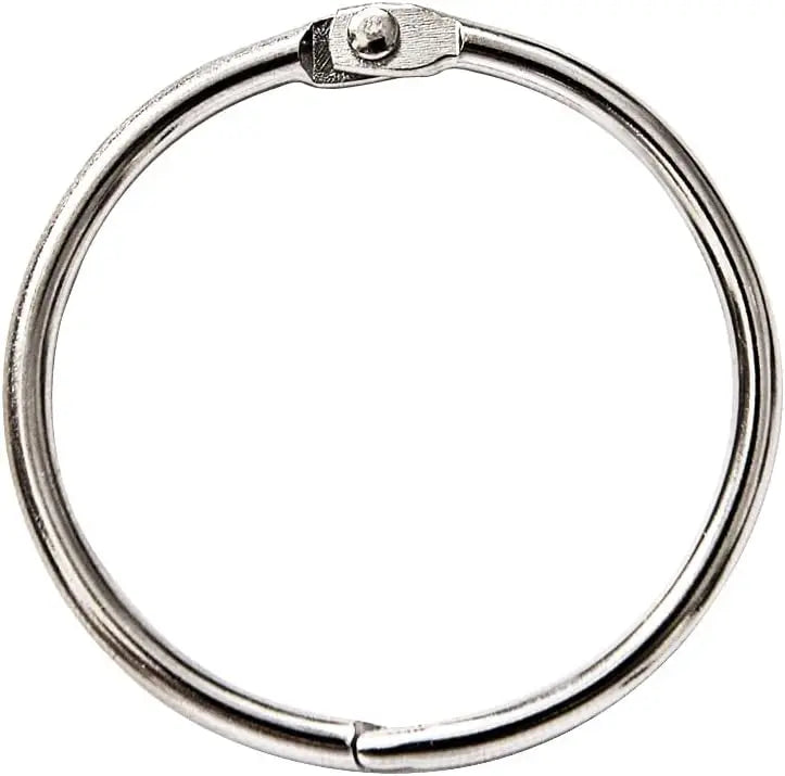 24 Pack Shower Curtain Rings, Rust Proof, Keychain Key Rings....