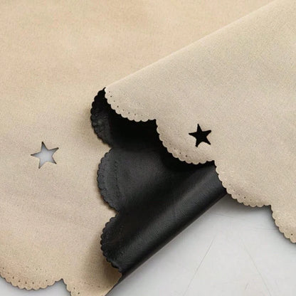 1 Color, Double Layer Curtain, Black Back, Livingroom, Bedroom, 1 or 2 Panels,5 Sizes Hollow Out Curtain, Grommet Top
