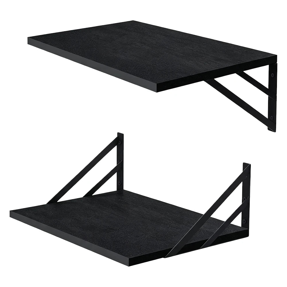 Set of 2 Deep Floating Shelves, 15.7"W × 11.8"D