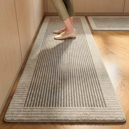 Kitchen Runner Flannel Carpet Cozy Floor Mat