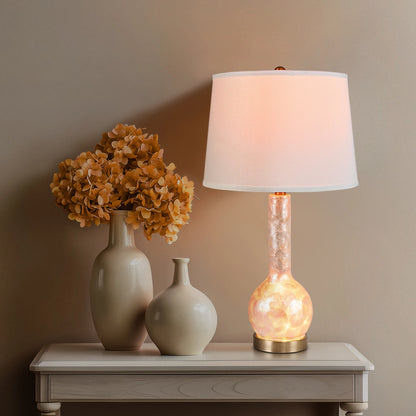 28/25 inch  Luxury Table Lamp Opal Glass