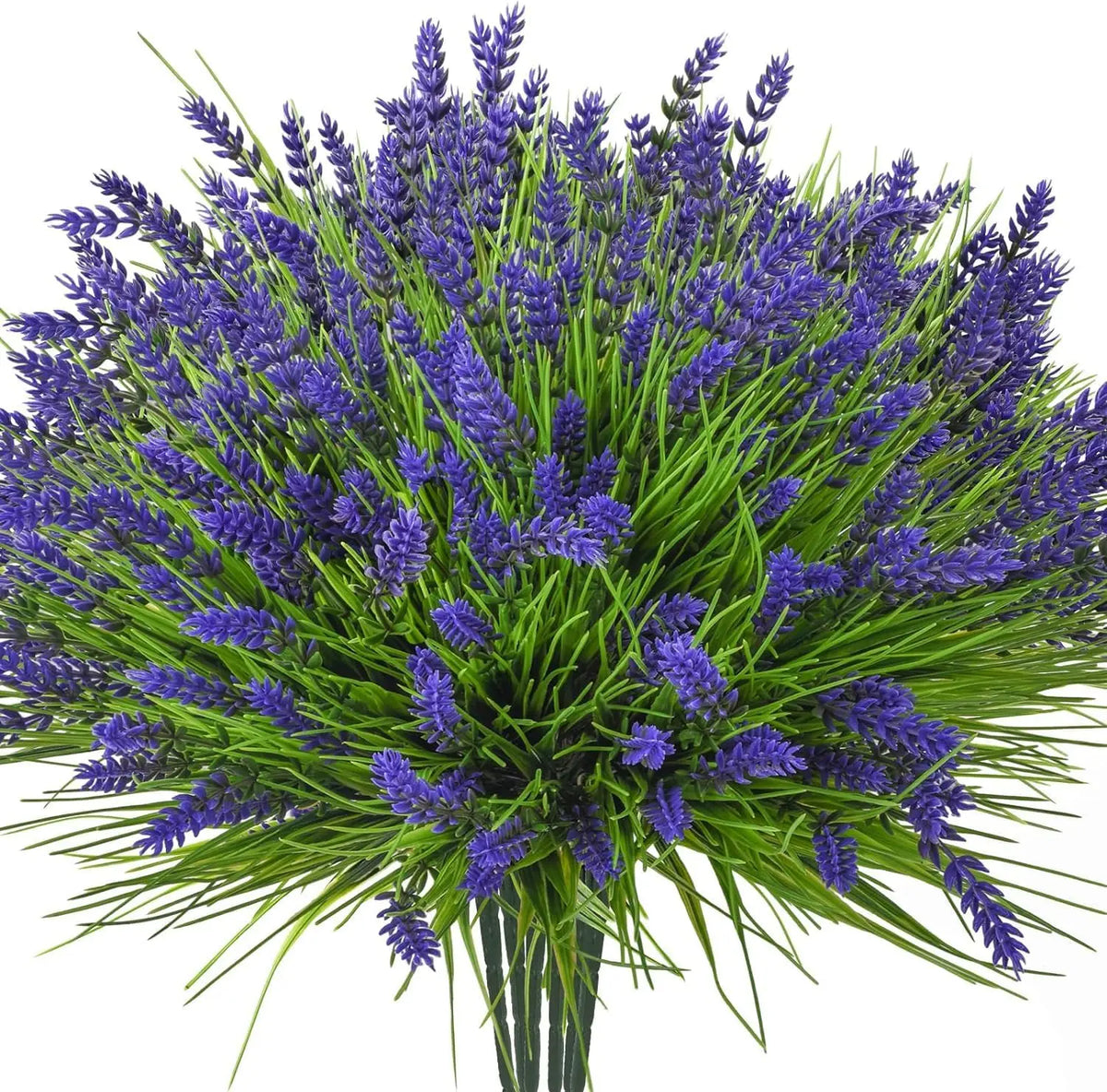 8/16-Pieces Real Touch Lavender Artificial Flower , UV-Resistant for Outdoor