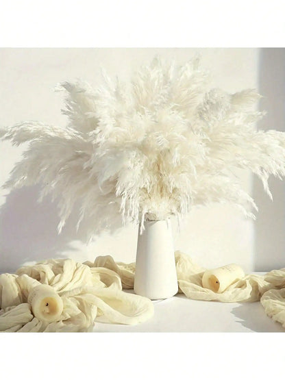 10/20/30pcs White Artificial Pampas Grass 17.3/Inch