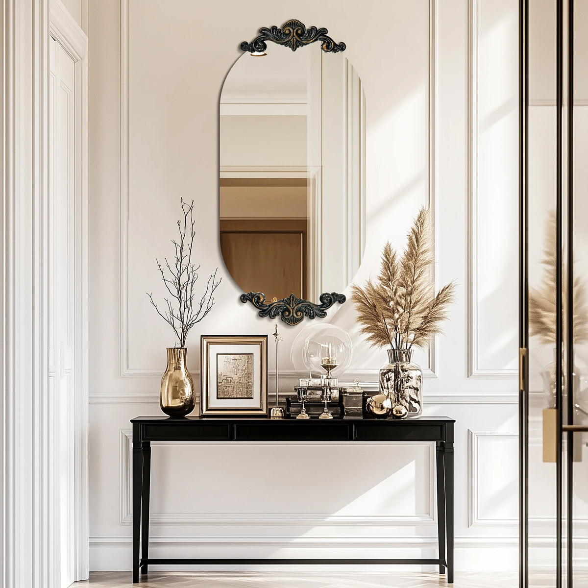 Oval Vintage Mirror , Arched Mirror, Wall Mounted....