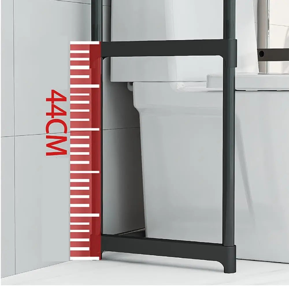 Bathroom Storage Rack Over The Toilet Shelf 3 Tier, Metal