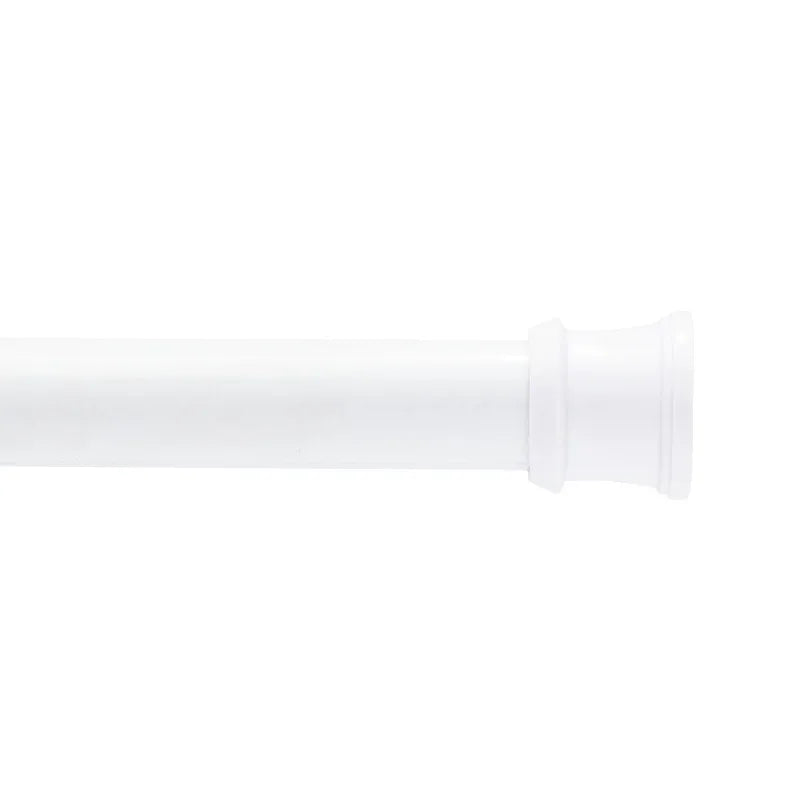 No Tools Rust-Resistant Painted Steel Tension Bar,  Stall Shower Curtain Rod