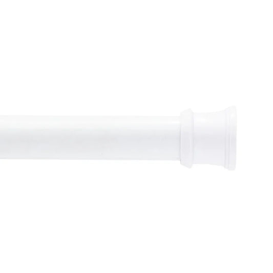 No Tools Rust-Resistant Painted Steel Tension Bar,  Stall Shower Curtain Rod