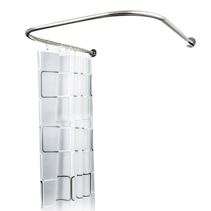 Stainless Steel U-Shaped Shower Curtain Rod Set, Retractable.....