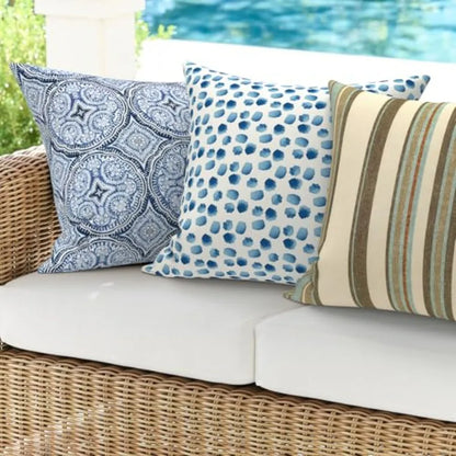 Pack of 2 Waterproof Indoor Outdoor Throw Pillow sets....