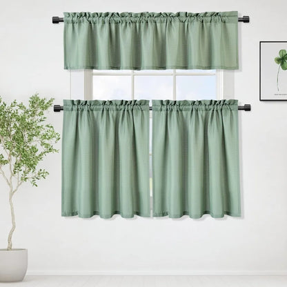 1 Set Short Curtain Small Curtains, 15In x 60In for Bathroom Kitchen
