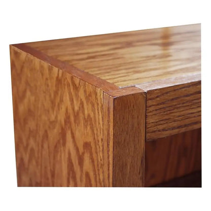 Storage shelves - Wood Bookcase, 48 x 48 - Oak, Customized