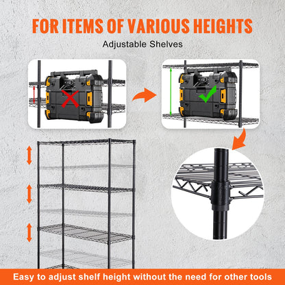 4 Adjustable Storage Shelves Bookshelf, Item Height: 74"/188 cm
Item Length: 47.2"/120 cm
