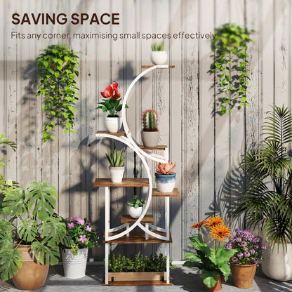 8 Tier Plant Stand Indoor, 62" Tall Plant Shelf,