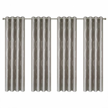 Luxury 100% Blackout Curtains Solid Color Window Drapes, Thermal Insulating Room Darkening with Eyelet Rings, 5 Colors, Many Sizes...