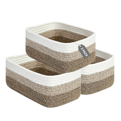 Cotton Rope Storage Basket Woven Basket