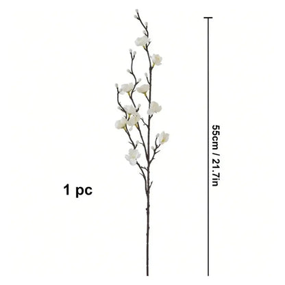 Artificial Plum Blossom 21.7''  Long Stem Flowers