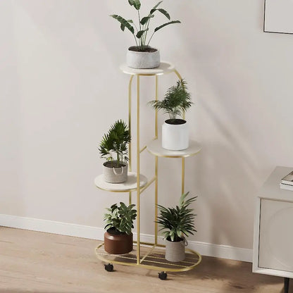 4/5 Tier Metal Plant Stand for Indoor Outdoor