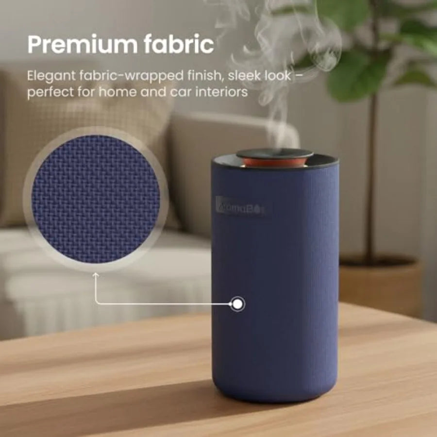 Waterless essential oil diffuser for car/home/office; aluminum alloy body; matte finish, USB Charged.....