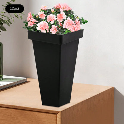12Pcs Flower Buckets 13.4 In Floral Bucket Plastic