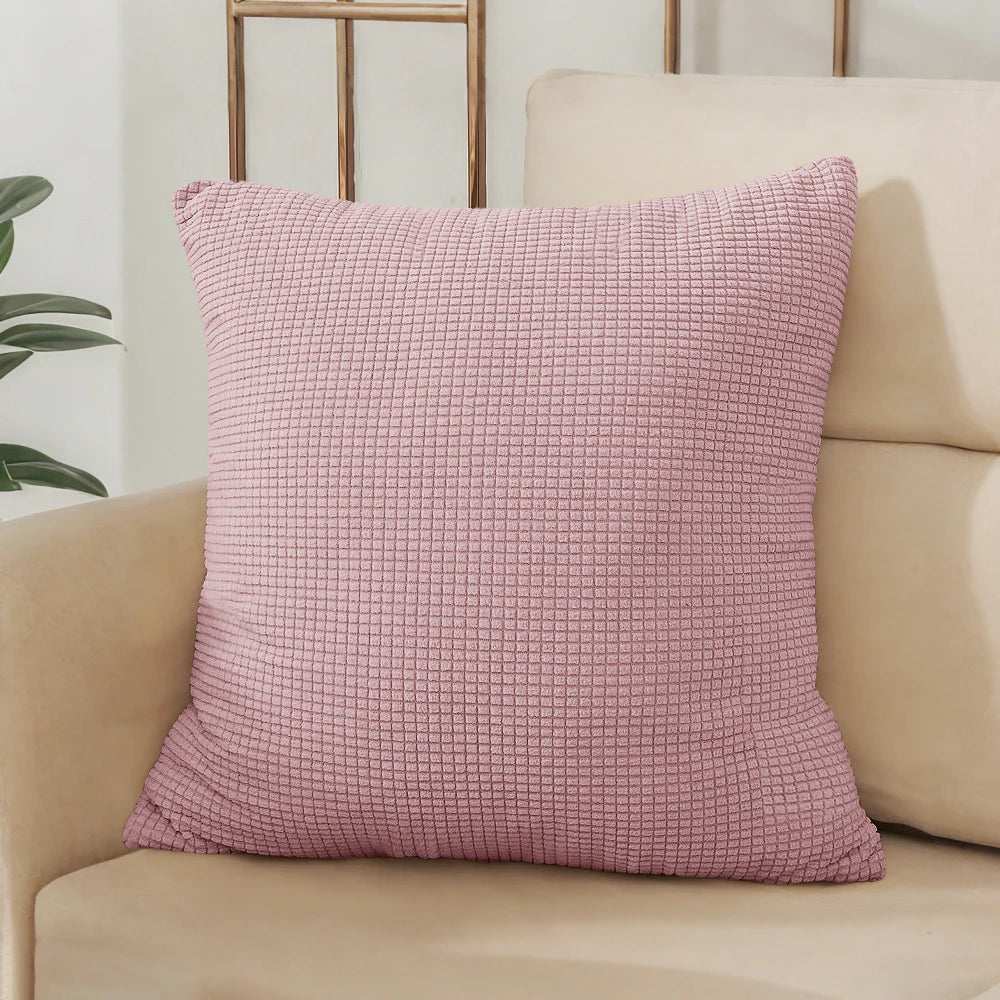40x40 45x45 50x50 Solid Color Pillow Cover, Pillowcase
