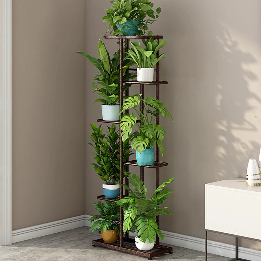 6 Tier Plant Stand, 7 Potted Indoor Tall Plant Holders,