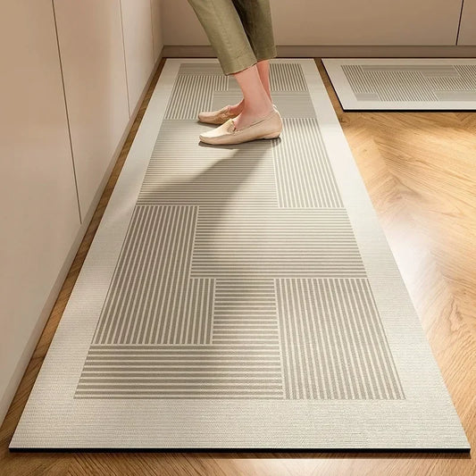 1/2PC Kitchen Floor Mat Non-Slip And Oil Resistant Carpet