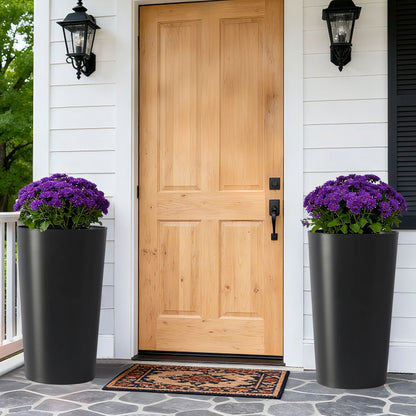 30 in Tall Large Flower Pots Planter with Self-Watering Drainage Holes and Inner Trays Indoor Outdoor