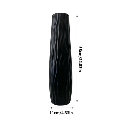 Large Tall Simple Plastic Flower Vase