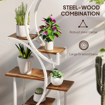 8 Tier Plant Stand Indoor, 62" Tall Plant Shelf,