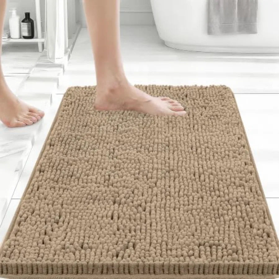 Rugs, Bath Mats, Non Slip with Rubber Backing, Machine Washable