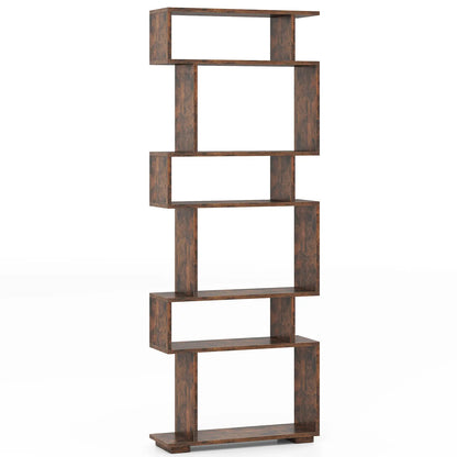 6-tier Storage Bookshelf  w/ Anti-toppling Kits