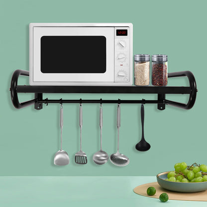 Microwave Oven Carbon Steel Wall Shelf Heavy Duty Commercial or Household