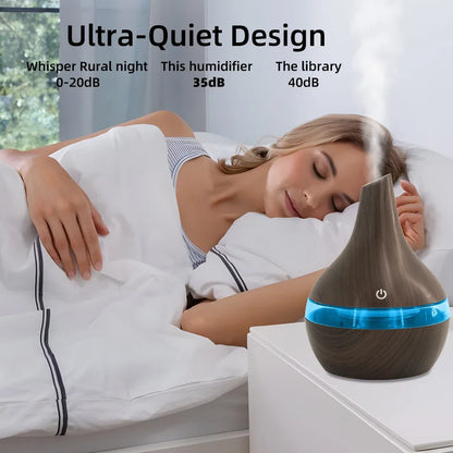 10 Oz. 6 Inch, Diffuser with Remote, 7 Color LED, Humidifier USB Charge, Auto Shut Off......