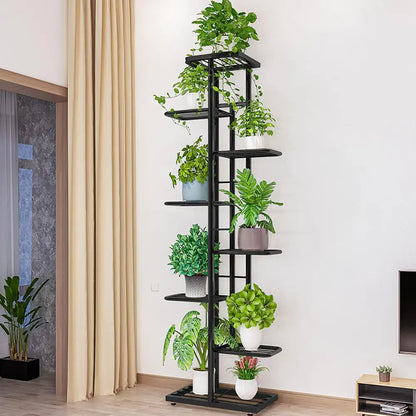 8 Tier Metal Plant Stand, Multiple Flower Pot Holder...