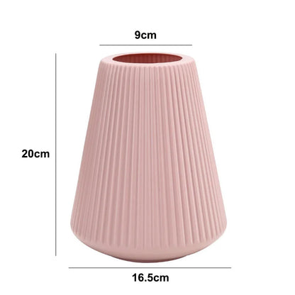 Plastic Vase for Flower Arrangements