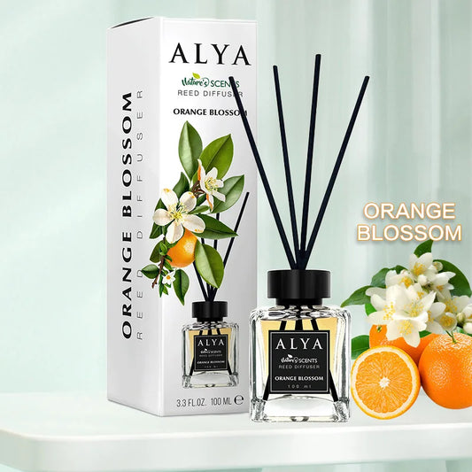 3.3oz Reed Diffuser Set with 14 Different Scents & 4 Incense Sticks, Essential Oil Air Freshener....