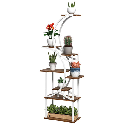 8 Tier Plant Stand Indoor, 62" Tall Plant Shelf,