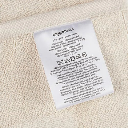 Standard Bathroom Bath Rug Mat, Machine Washable, Super Absorbent, 100% Cotton, 20" W x 31" L
