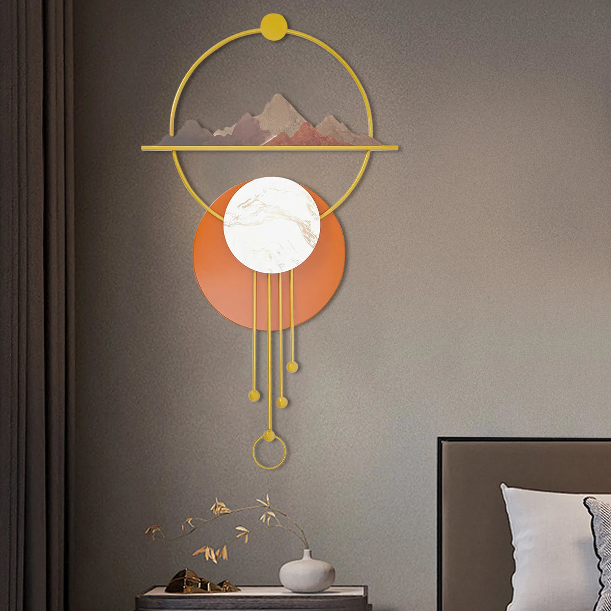 Metal Wall Art Decor Abstract Decorative Wall Plaque