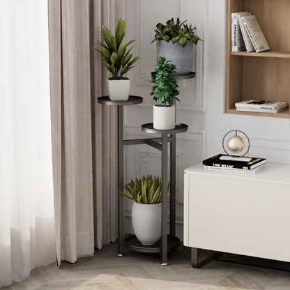 5 Tiered Metal Plant Stand Indoor, with Anti-slip Feet ...