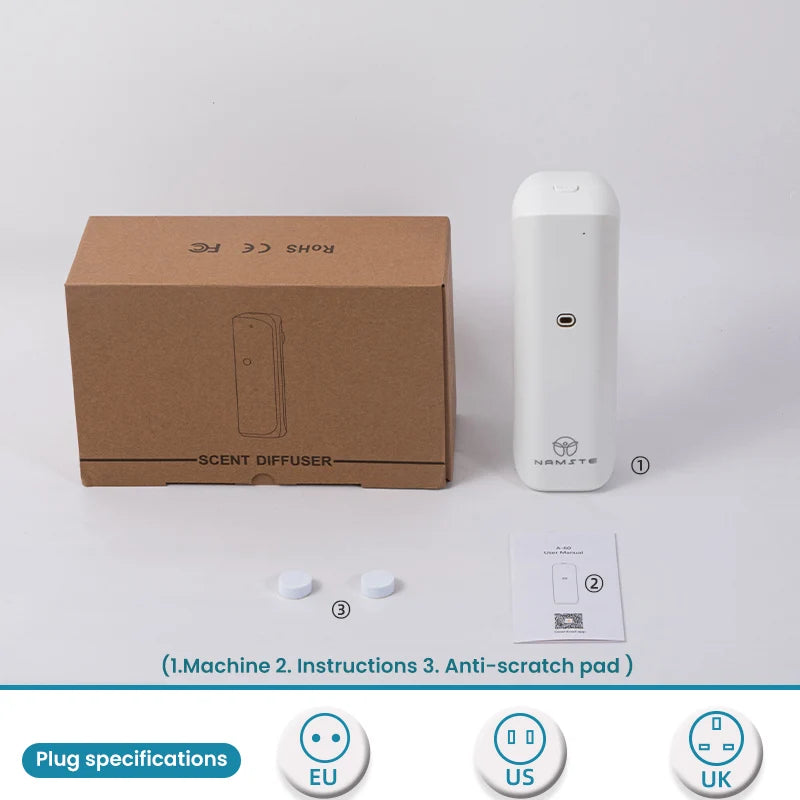 10 Oz Aromatic Oil Diffuser Bluetooth Fragrance Diffuser, Plug In. Aroma Oil Diffuser, 2 Colors.....