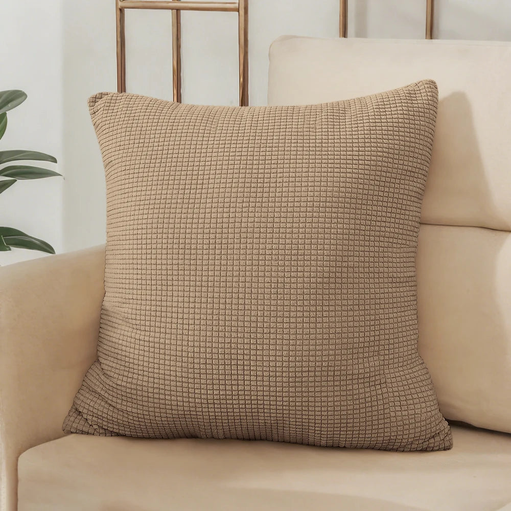 40x40 45x45 50x50 Solid Color Pillow Cover, Pillowcase