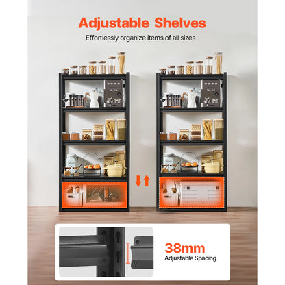 5-Tier Garage Storage Shelves 400 lbs. Per Shelf, Adjustable Metal Shelving....