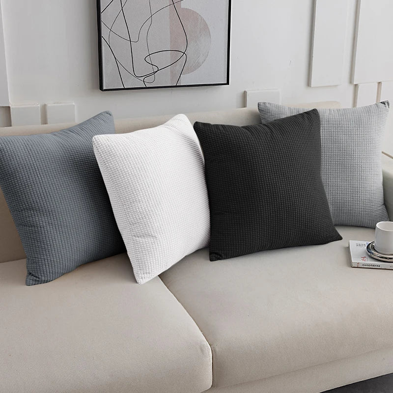 40x40 45x45 50x50 Solid Color Pillow Cover, Pillowcase