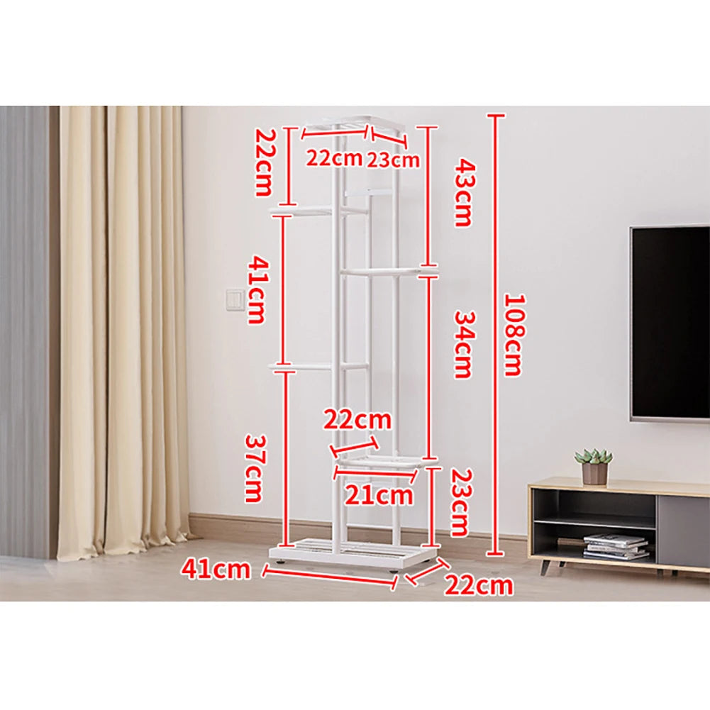 6 Tier Plant Stand, 7 Potted Indoor Tall Plant Holders,