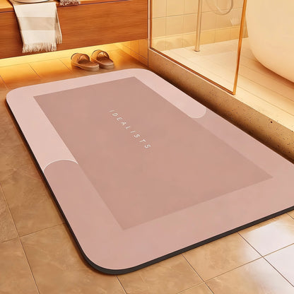 Bath Mat, Absorbent with Non-Slip Rubber Bottom ...