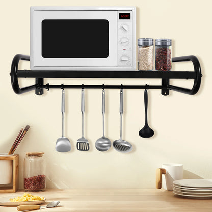 Microwave Oven Carbon Steel Wall Shelf Heavy Duty Commercial or Household