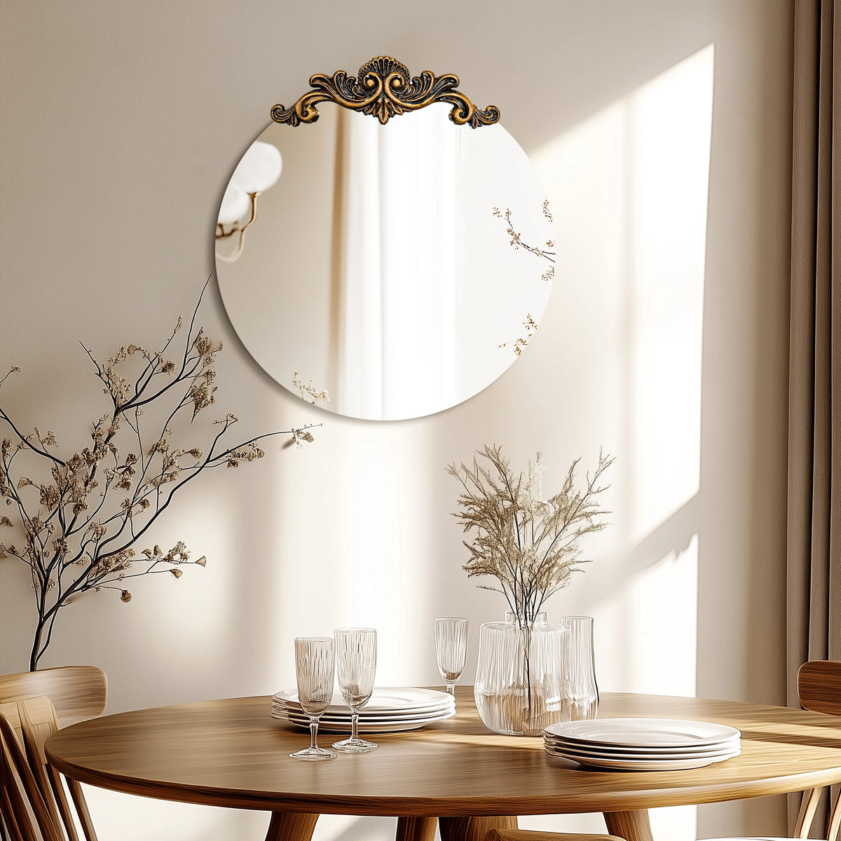 Oval Vintage Mirror , Arched Mirror, Wall Mounted....