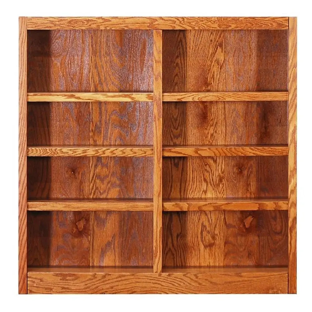 Storage shelves - Wood Bookcase, 48 x 48 - Oak, Customized